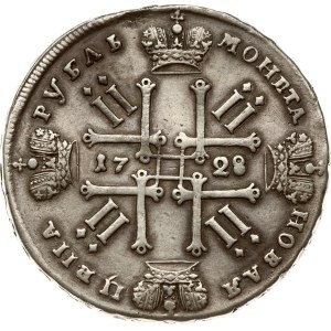 Russland Rubel 1728 Moskau