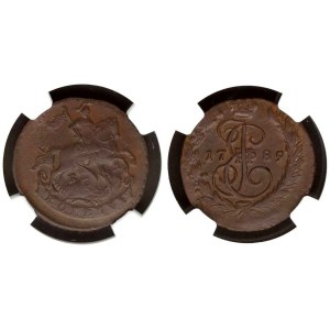 Russia Kopeck 1789 ЕМ NGC AU DETAILS
