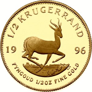 South Africa 1/2 Ounce Krugerrand 1996