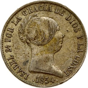 Spain 10 Reales 1854