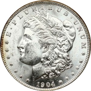 USA Morgan Dollar 1904 O NGC MS 64