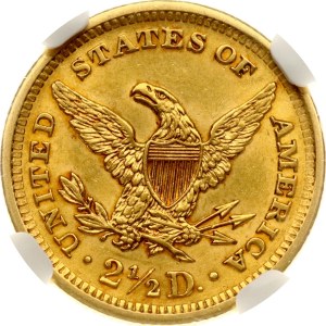USA 2½ dolára 1905 NGC MS 62