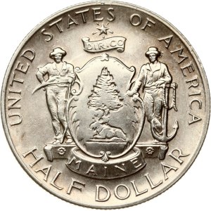 USA 1/2 Dollar 1920 Maine Statehood Centennial