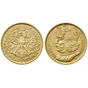 Poland, 20 zloty, 1925, Warsaw