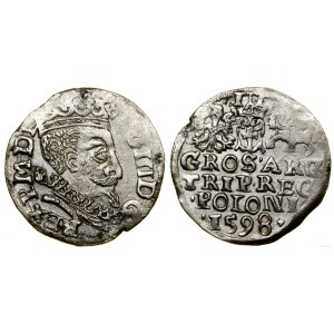Poľsko, trojak, 1598, Lublin