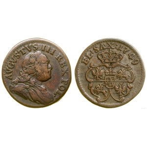 Poľsko, šiling, 1749, Drážďany