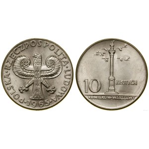 Poľsko, 10 zlotých, 1965, Varšava