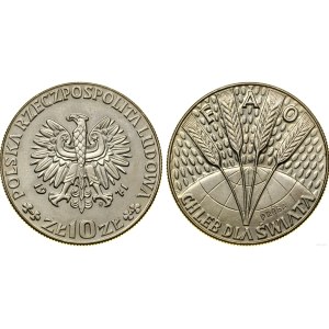 Poland, 10 zloty, 1971, Warsaw