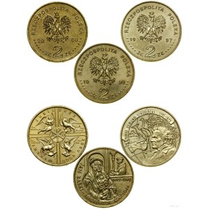 Poland, set of 3 x 2 gold, Warsaw