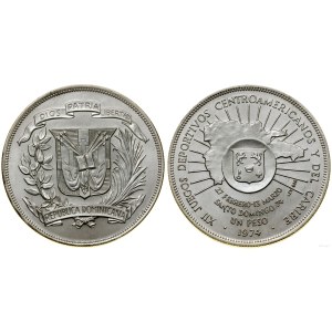 Dominikánská republika, 1 peso, 1974, Llantrisant