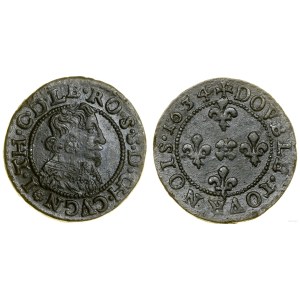 Germany, double tournois, 1634, Cugnon
