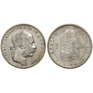 Hungary, 1 forint, 1880 KB, Kremnica