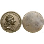 Poland, commemorative medal (later print of obverse), after 1713