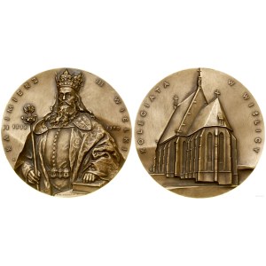 Polonia, medaglia della serie reale del ramo di Koszalin della PTAiN - Casimiro il Grande, 1993, Varsavia