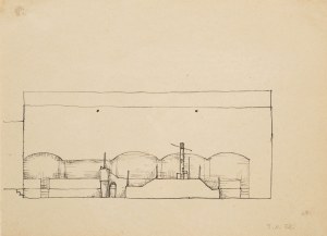 Jerzy Nowosielski (1923 Kraków - 2011 tamże), Projekt kościoła, 1958