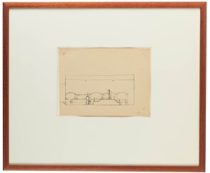 Jerzy Nowosielski (1923 Kraków - 2011 tamże), Projekt kościoła, 1958