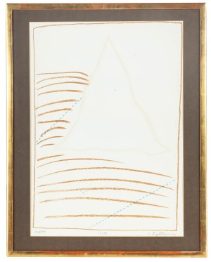 Stanisław Fijałkowski (1922 Zdołbunów - 2020 Łódź), Bez tytułu, 1974