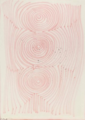 Halina Wrzeszczyńska (1929-2018), Rosnące spirale kryształów, 1970