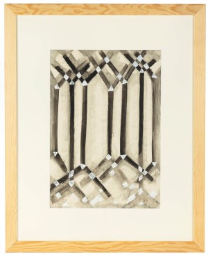 Halina Wrzeszczyńska (1929-2018), Struktura krystaliczna, 1965