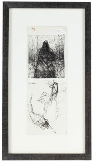 Jerzy Duda-Gracz (1941 Częstochowa - 2004 Łagów), Szkice do obrazu Jesień, 1981