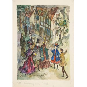 Jan Marcin Szancer (1902 Kraków-1973 Warszawa), Ilustracja do książki Zaczarowany zamek