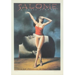 Rafał Olbiński (b. 1943 Kielce), Poster for the opera Salome by Richard Strauss