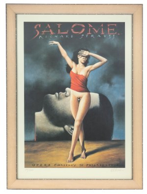 Rafał Olbiński (ur. 1943 Kielce), Plakat do opery Salome Richarda Straussa