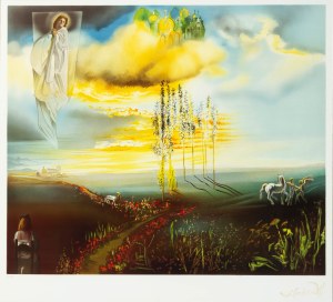 Salvador Dali (1904 Figueres/Hiszpania - 1989 tamże), Le Château de Gala / The dream of Gala, lata 70. XX w.
