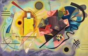 Wassily Kandinsky (1866-1944), Żółty-czerwony-niebieski, 1925/1960