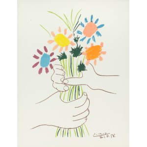 Pablo Picasso (1881 Malaga - 1973 Mougins), Bouquet de Fleurs, 1958