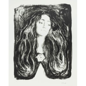 Edvard Munch (1863-1944), Broche Eva Mudocci, 1960.