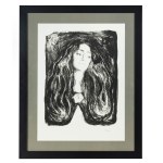 Edvard Munch (1863-1944), Broche Eva Mudocci, 1960.