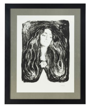 Edvard Munch (1863-1944), Broche Eva Mudocci, lata 60. XX w.