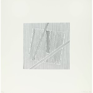 Henryk Stażewski (1894 Warsaw - 1988 there), Composition of Lines, 1974