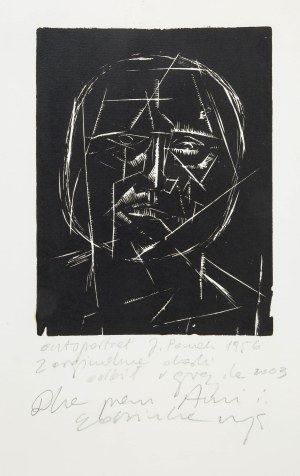 Jerzy Panek (1918 Tarnów-2001 Kraków), Autoportret, 1956/2023