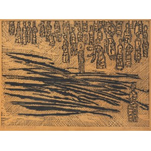 Marian Malina, Kompozycja z postaciami III, 1966