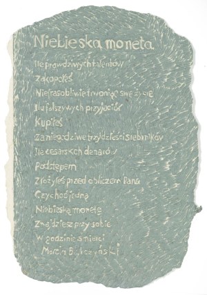 Marek Jaromski (ur. 1953 r.), Niebieska moneta