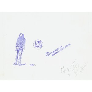 Andrzej Dudek-Dürer (nar. 1953), Autoportrét (Kobalt), 2000