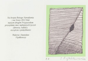 Stanisław Fijałkowski (1922 Zdołbunów - 2020 Łódź), Bez tytułu, 2011