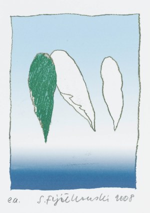 Stanisław Fijałkowski (1922 Zdołbunów - 2020 Łódź), Bez tytułu, 2017