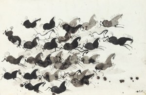 Józef Wilkoń (ur. 1930 Bogucice), Tabun, 2011