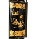 Wall-mounted corner cabinet in the Chinoiserie style - England, 19th century
