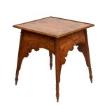 Louis Majorelle (attribuito a) (Toul 1859 - Nancy 1926) Table d'appoint Art Nouveau - France, 20e siècle