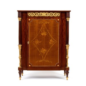 French mahogany cabinet in Louis XVI style - early 19th century