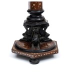 Inlaid vase stand - Milan area, 19th century