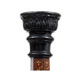Inlaid vase stand - Milan area, 19th century