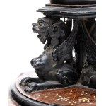 Inlaid vase stand - Milan area, 19th century