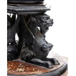 Inlaid vase stand - Milan area, 19th century