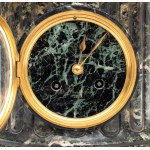 FERDINAND BARBEDIENNE (1810 - 1892) Bronze and marble clock - 19th century