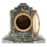 FERDINAND BARBEDIENNE (1810 - 1892) Bronze and marble clock - 19th century